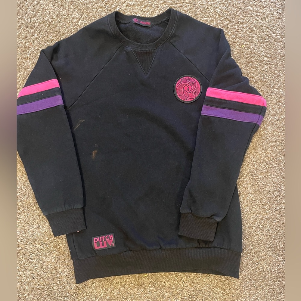 Dutch Bros Black Dutch Luv Crewneck